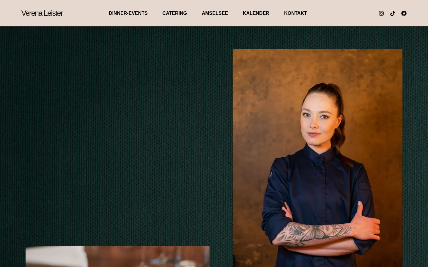 Screenshot der geprüften Website https://verenaleister.de/