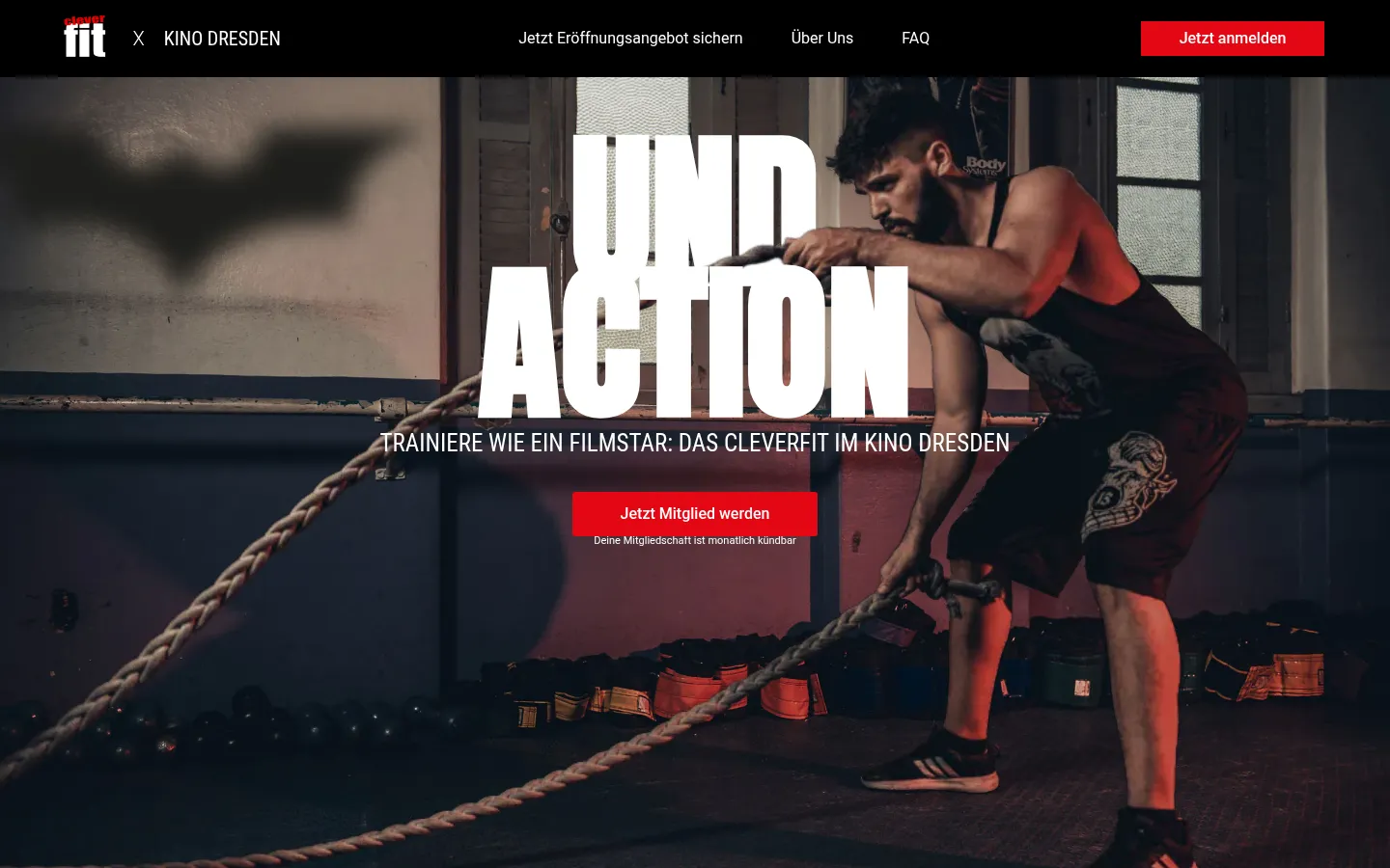 Screenshot der geprüften Website https://fit-im-kino.de/